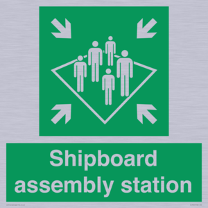 Shipboard assembly station